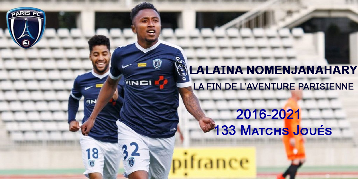 Lalaina Nomenjanahary, dit BOLIDA,  n’a pas été renouvelé par PARIS FC.