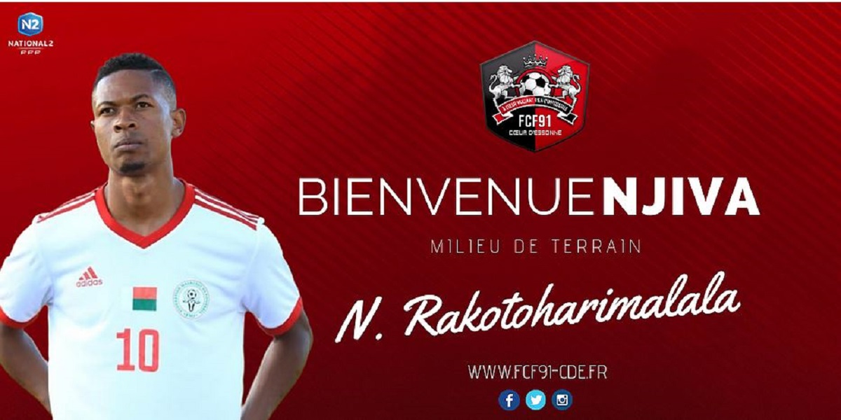 Le FC Fleury 91 est fier de vous annoncer la signature de l'international Malgache, Njiva Rakotoharimalala.